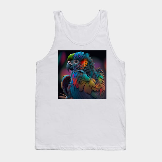 Living Life In Colour, Bird Tank Top by AICreateWorlds